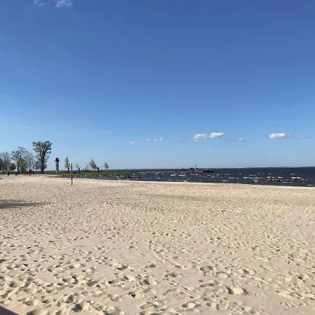 Blick Auf Yachthafen An Der Ostsee Appartamento